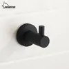 Robe Hooks Free Drill Gold Brushed Clothes Hook Towel Simple 304 Stainless Steel Coat Bathroom Accessories D651Robe