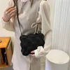 Leisure embossed biscuit bag women's spring fashion new texture diagonal sweet candy color one-shoulder small square bag