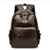 Mens Female Backpack Brand Double Shoulder Bags Male School Bags Leather Shoulder Bag279W