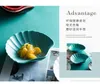 Bowls Creative Home Ceramic Breakfast Plate Nordic Matte Color Glaze Shell-shaped Restaurant Dessert Salad