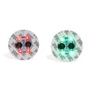 LED -kustunderl￤gg 6cm 4 LED -kustunderl￤gg nyheter Ljudrycker 6 LED -bar Coaster Perfect Party Wedding Bars White RGB Usalight