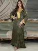 캐주얼 드레스 다이아몬드 Kaftan Arabic Evening Long Dress 여성 벨벳 새틴 Jalabiya Saudi Dubai Party Robe Moroccan Caftan Ramadan AB