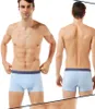 Onderbroek 2023 Plus size L-5xl Men katoen shorts vaste kleur paarse roze boksers mannelijk ondergoed 3 stks lot