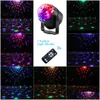 Efectos LED 7 colores Dj Disco Ball Lumiere 3W Proyector láser activado por sonido RGB Efecto de iluminación de escenario Lámpara Luz Música Navidad K Dhxgy