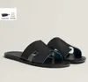 Famous Design Izmir Sandals Shoes Men Calfskin Leather Slip On Comfort Footwear Beach Slide Walking Boy's Flip Flops Sandalias EU38-46.BOX
