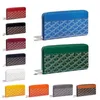 Porte-monnaie long à glissière Portefeuilles 12 emplacements pour cartes Porte-cartes Gy pour hommes Femmes hommes Portefeuille design Porte-cartes PM Luxurys avec boîte Porte-cartes en cuir véritable Pochette pour clés