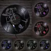 ウォールクロックバレリーナガールナーサリーガールズルームアート装飾時計時計ダンスレコードバレエダンサーギフト