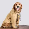 Dog Apparel Large Clothes Autumn And Winter Plus Velvet Thick Hoodie Golden Retriever Doberman Labrador Accessories