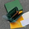 Moda di lusso Portamonete MINI Porta carte Portamonete Carta d'identità Portafogli da uomo Borsa firmata Portafogli portachiavi Porta passaporto Porta carte da donna con cerniera con scatola Portamonete