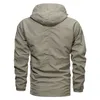 Mensjackor Autumn Winter Tactical Jacket Outdoor Camping Wear Resistant Coat Breatbar Sweat Absorption 230207