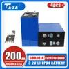 4PCS 3.2V LIFEPO4バッテリー200AH 280AH 310AHグレードAサイクル6000 DIY 12V 24V RVカーボート用充電式Batteri eu Tax-free