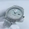 Luxury Watch 6 Style Mens Datejust II 41MM 228349 Full Iced Full VS Bigger Diamond Automatic Fashion Men's 003Watches New Ver2943