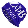 Bérets Zeta Phi Beta Logo Bonnet Homme Hippie Tricoté Skullies Bonnets Casquettes Femmes Hommes Hiver Chaud Slouchy Beanie Chapeaux