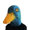 Parti Maskeleri Sarı Ördek Quacker Lateks Maske Hayvan Cosplay Sevimli Headgear Cadılar Bayramı Sahne Güzel Hediye 230206