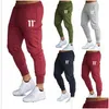 Pantalones de hombre 2021 Moda de verano para hombre Sección delgada Hombres Pantalones casuales Jogger Culturismo Fitness Tiempo de sudor Alta calidad Drop Delive Dhu5I