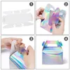 Emballage cadeau holographique gâteau doré couleur pignon brun boîte cadeau bonbons rose dessert emballage mariage bi 0207