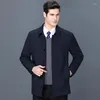 Men's Down 2023 Cotton Clothing Thick Lightweight Winter Coat Middle-age Business Collar Warm Wool Wholesale