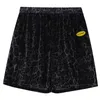 Мужские спортивные костюмы Velvet Leopard Рубашки с коротким рукавами Summer Mens High Street Двух частей уличная одежда в Свободная повседневная спорт 230206