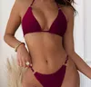 Bikini Setleri 2024 Yeni Kadın Bir Parça Mayo Yakuda V Boyun Salonu Seksi Kadın Split Mayo Salon Mayo Moda Yüzme Bikinis Ekipmanları