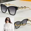 Fashion Mens Womens Edge Cat Eye Solglasögon Z1631E präglad metallspegelben Tolkning Vår sommaren 2021 samling olika silhuetter kantstil Z1631