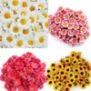 20 PC Fleurs Séchées Simulation Tournesol Artificielle Petite Fleur De Mariage Décoration BRICOLAGE Photographie Outils Y