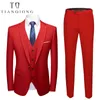 Trajes para hombre Blazers Últimos diseños de pantalón de abrigo Moda Casual Traje de negocios Conjunto de 3 piezas Pantalones Chaleco Chaleco 230207