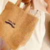 Ręcznie tkana torba na zakupy ze słomy OP24 dla kobiet 2023 lato nowy trend duża pojemność niszowy design rozrywka plaża resort moda uniwersalna torebka pod pachami