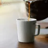 Tasses japonaises à la main de café en céramique à la main