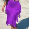 New 2024 two piece maternity dress print short sleeve T-shirt women's knotted skirt summer women's tassel fashion Skirt Set