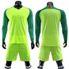 Running Sets Men and kids Long Sleeve Soccer Jersey Set Custom Adult and Kids boy Football Jerseys Uniform team Kit blank Football Tracksuits 230206