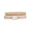 NEW Bath Brush Dry Skin Body Soft Natural Bristle SPA The Brush Wooden Bath Shower Bristle Brush SPA Body Brushs Without Handle FY5034
