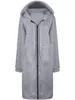 Felpe con cappuccio da donna Felpe una volta Casual Felpe con cappuccio lunghe da donna Felpa Cappotto Zip Up Capispalla Giacca con cappuccio Tasche invernali Taglie forti Capispalla Top 230207