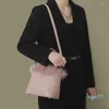 Torby wieczorowe moda sztuczne futra dla kobiet pluszowa torba wiadra słodkie damskie przenośne crossbody codzienne codzienne torebki torebki torebki