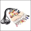 Подвесные ожерелья персонализированные бусины Sile Beads Disclece Collection Учитель медсестры идентификационная карта отключение праздничных подарков Lanyard от Stock 28 DHCPW