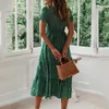 Casual Dresses Vestidos Vintage Print Puff Sleeve summer Beach sweet dresses Casual Square collar floral maxi long dress festa 230207