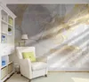 Wallpapers CJSIR Custom Beige Marble Wallpaper Parrot Mural For Living Room TV Background Bedroom Decoration 3D Wall Paper Decor