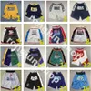 2023 Just Don S-XXL Basketball Pocket Shorts Team Stitched Retro Quality Hip Pop Pant With Pockets Zipper Sweatpants Baseball Short