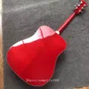 Guitarra personalizada, tapa de abeto macizo, diapasón de palisandro, aros y fondo de palisandro, guitarra acústica de serie de alta calidad de 41 pulgadas,