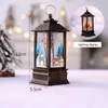 Christmas Decorations LED Tea Light Candles Cages ElkLED Candle With Holder Santa Candlestick Simulation Decoration