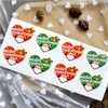 Decorações de Natal 80 PCs/Setents Setents Sels Seals Merry Badge Sticker Envelope Seal Food Candy Sagping