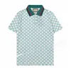 Designer Polo-Shirts Männer lässige Polos Designer Modebrief Stickstößel Sommer T-Shirt High Street Baumwoll Asien Größe M-3xl
