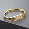 Bangle Sunspicems Color Oro Algeria Per Le Donne Marocco Cristallo Quadrato Arabo Etnico Matrimonio Gioielli Benedizione Sollievo