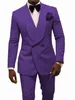 Men's Suits Blazers Custom Made Groomsmen White Pattern Groom Tuxedos Shawl Lapel Suits 2PCS Wedding Man JacketPants Costume Homme 230207
