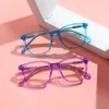 Солнцезащитные очки анти-синие легкие детские очки оптические рамки дети девочки девочки Прозрачная блокировка антиотражающих очков 3568sungl