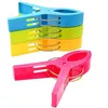 Clothing Storage & Wardrobe 16-piece Beach Towel Clip Chair Rack Giant Size On The Pool Plastic Clothespin Stylish Bright ColorClothing