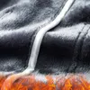 Herrbyxor vinter varm fleece tjock affärssträng smal passform elastisk midja joggare koreansk klassisk svart grå blå byxor man 230206