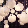 Andere evenementenfeestjes 30 -stcslot Mix Maat 20 cm 30 cm 35 cm 40 cm Witpapier Lantaarns Chinees Ball Lampion voor bruiloft vakantiedecoratie 230206