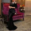 Casual Dresses Summer Women Velvet Mermaid Fashion Ankara Red Vetement Femme Robe Ladies Black Sexy Floor Length 230207