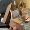 2023 Sandalias Pradity de moda para mujer, ligeras, impermeables, con plataforma, tacones altos, día lluvioso, playa, estudiante, sandalias informales een