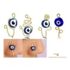 Nose Rings Studs Copper Wire Spiral Clip On Ring Evil Eyes Snake Shape Fake Piercing Jewelry C3 Drop Delivery Body Dhe5X